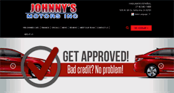 Desktop Screenshot of johnnysmotorsinc.com